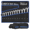 Klucze płasko-oczkowe satyna 6-32mm 25el.CRV/op.płachta/(4)