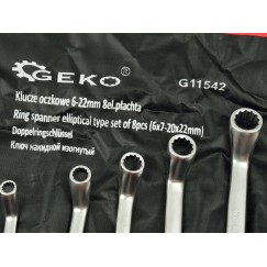 Klucze oczkowe 6-22mm 8el.płachta(12)