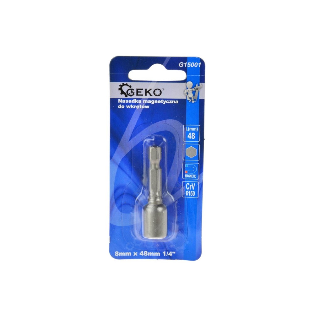 Nasadka magnetyczna do wkrętów 8mmx48mm 1/4"/typ Farmer/(200/400)