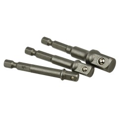 Kpl. redukcji do nasadek wkrętarki 1/4" 3/8" 1/2"(25/100)