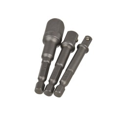 Kpl. redukcji do nasadek wkrętarki 1/4" 3/8" 1/2"(25/100)