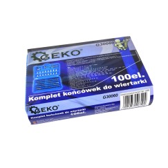 100el. zestaw bitów do wkrętarki(20)