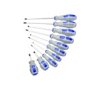 Wkrętaki 10el.CRV GEKO (szaro-niebieskie)(10)