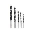 Kpl.5szt.wierteł do drewna 4-10mm(200)