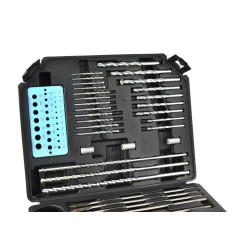 Zestaw 300szt. wierteł i bitów do drewna, metalu i betonu(1)