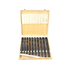 Zestaw10szt.wierteł morse'a do metalu MK2 14,5-23mm(5)