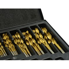 Zestaw 170szt.wierteł HSS TiN do metalu m. box(5)