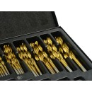 Zestaw 170szt.wierteł HSS TiN do metalu m. box(5)