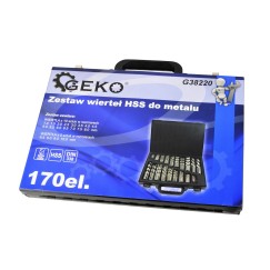 Zestaw 170szt.wierteł HSS do metalu(5)