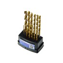 Kpl.wierteł 13szt.1,5-6,5mm HSS TiN plast.box (50)