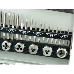 Zestaw gwintowników i narzynek M3-M12  32el. (10)