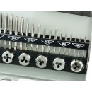 Zestaw gwintowników i narzynek M3-M12  32el. (10)