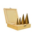 Zestaw wierteł stożkowych HSS TiN 4el.(4-12,4-20,4-32,4-39)(20)