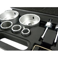 Zestaw otwornic wolframowych 22-73mm 9el.(24)