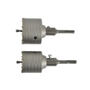 Kpl. frezów do betonu 65+80mm SDS(10)