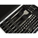 Zestaw wierteł i dłut SDS PLUS 17el./alu walizka/(4)