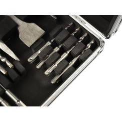 Zestaw wierteł i dłut SDS PLUS 17el./alu walizka/(4)