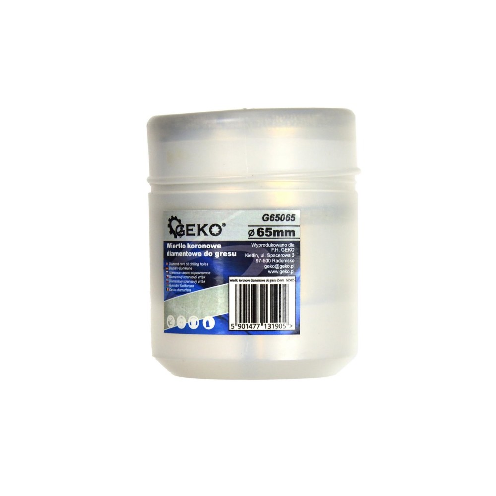 Wiertło koronowe diamentowe do gresu 65mm PROFI (1/108)