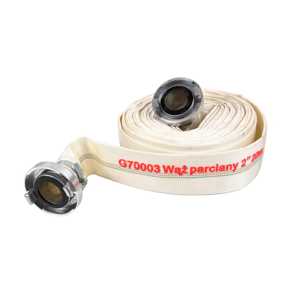 Wąż parciany/strażacki 2" 20m,3,2kg lekki(2/5)
