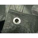 Bâche en Polypropylène 5x8m Grise Renforcée 120g/m² - Imperméable, Lavable, Anti-Moisissure avec Oeillets en Aluminium Espacés d