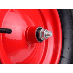 Koło do taczki 4.00-8/2PR/czerwona felga/(1)