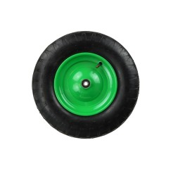 Koło do taczki 4.00-8 4PR/bieżnik romb,f.zielona/(1)