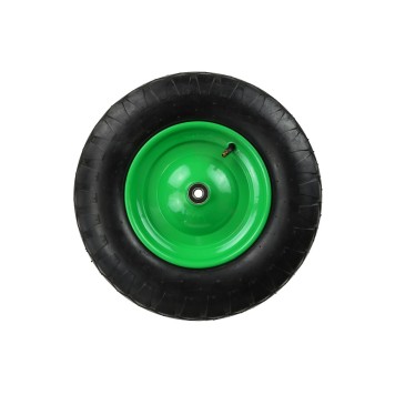 Koło do taczki 4.00-8 4PR/bieżnik romb,f.zielona/(1)