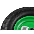 Koło do taczki 4.00-8 4PR/bieżnik romb,f.zielona/(1)
