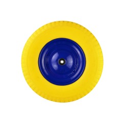 Koło do taczki 4.00-8 pełne Flower/żółte(5)