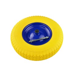Koło do taczki 4.00-8 pełne Flower/żółte(5)