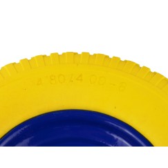 Koło do taczki 4.00-8 pełne Flower/żółte(5)