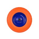 Koło do taczki 4.00-8 pełne PU orange/(5)