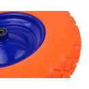 Koło do taczki 4.00-8 pełne PU orange/(5)