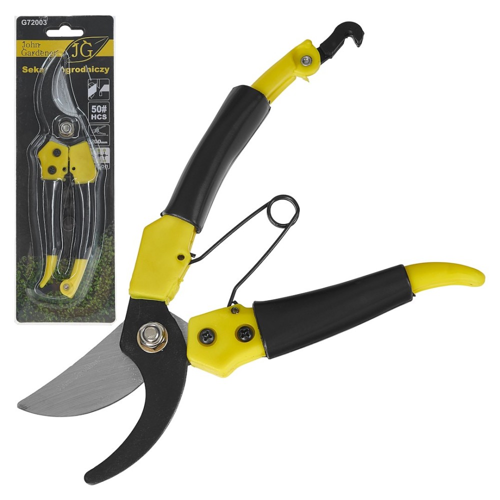 Sekator ogrodniczy 200mmm,plastyk.rączka(15/60)