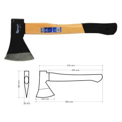 Siekiera PROFI 800Gx14" (drewniany trzonek) (6/24)