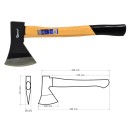 Siekiera PROFI 1000Gx18" (drewniany trzonek)  (6/24)