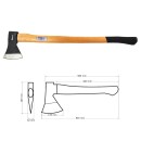Siekiera PROFI 1600Gx32" (drewniany trzonek) (6/12)