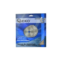 Tarcza do aluminium z widią 200mmx100Tx32mm + zestaw redukcji (25/50)