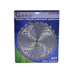 Tarcza z widią do podkaszarki spalinowej 255x25,4mmx24T (50)