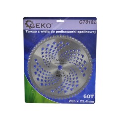 Tarcza z widią do podkaszarki spalinowej 255x25,4mmx60T (25/50)