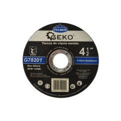 Tarcza do cięcia metalu GEKO PREMIUM 115x1,0 Inox(10/100/400)