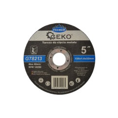 Tarcza do cięcia metalu GEKO PREMIUM 125x1.6 Inox (10/100/200/400)