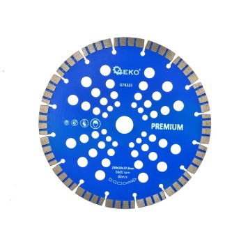 Tarcza diam.230x10x22,2mm turbo GEKO PREMIUM by laser(25)