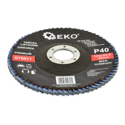 Tarcza listkowa"CYRKON" 125mm P40 GEKO PREMIUM(10/200)