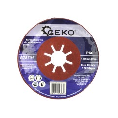 Tarcza fibrowa do szlifowania gresu 125mm P60 (10/200)