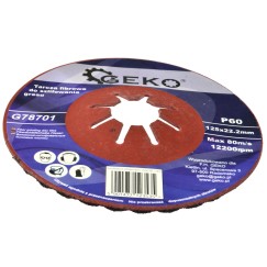 Tarcza fibrowa do szlifowania gresu 125mm P60 (10/200)