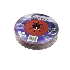 Tarcza fibrowa do szlifowania gresu 125mm P80 (10/200)