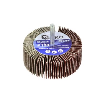 Ściernica listkowa trzpieniowa 80x30X6  P100 (10/20/100)