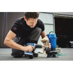 Pompa rozdrab. WQD-10-8-0,55 do brudnej wody/zielona/(1)