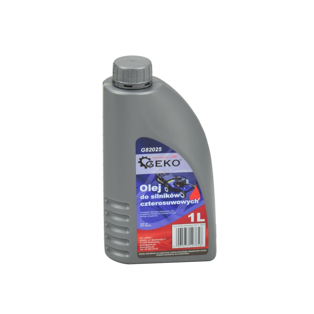 Olej SAE30 do silników czterosuwowych GEKO 1L(1/15)